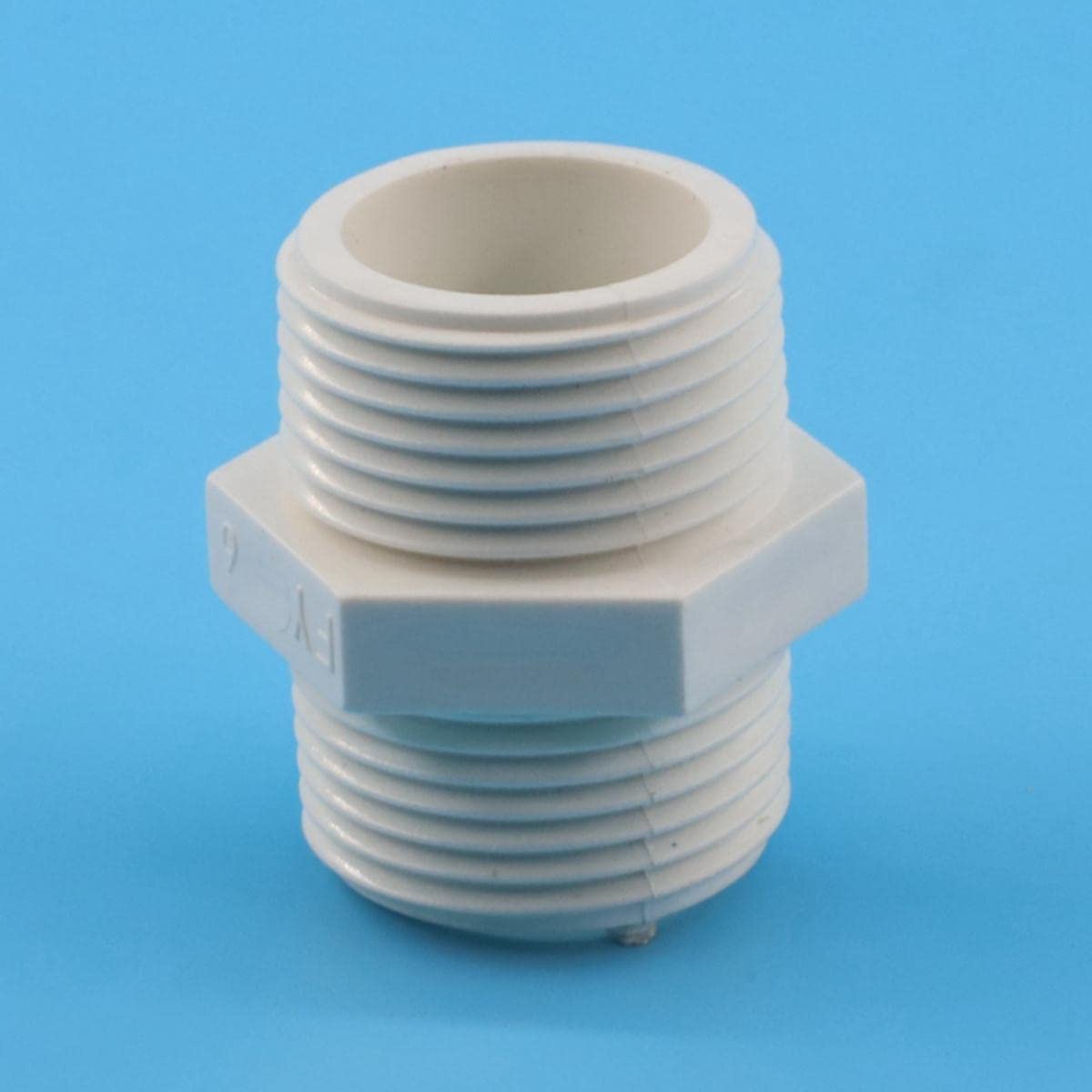 ID 20/25/32mm Raccordi per Tubi in PVC Bianco Raccordo a T a Gomito Dritto Adattatore per Giunto per Tubo dell'Acqua 3 4 5 6 Vie Connettore per Acqua da Giardino-6 Vie, Diametro Interno. 32 mm, 5 p