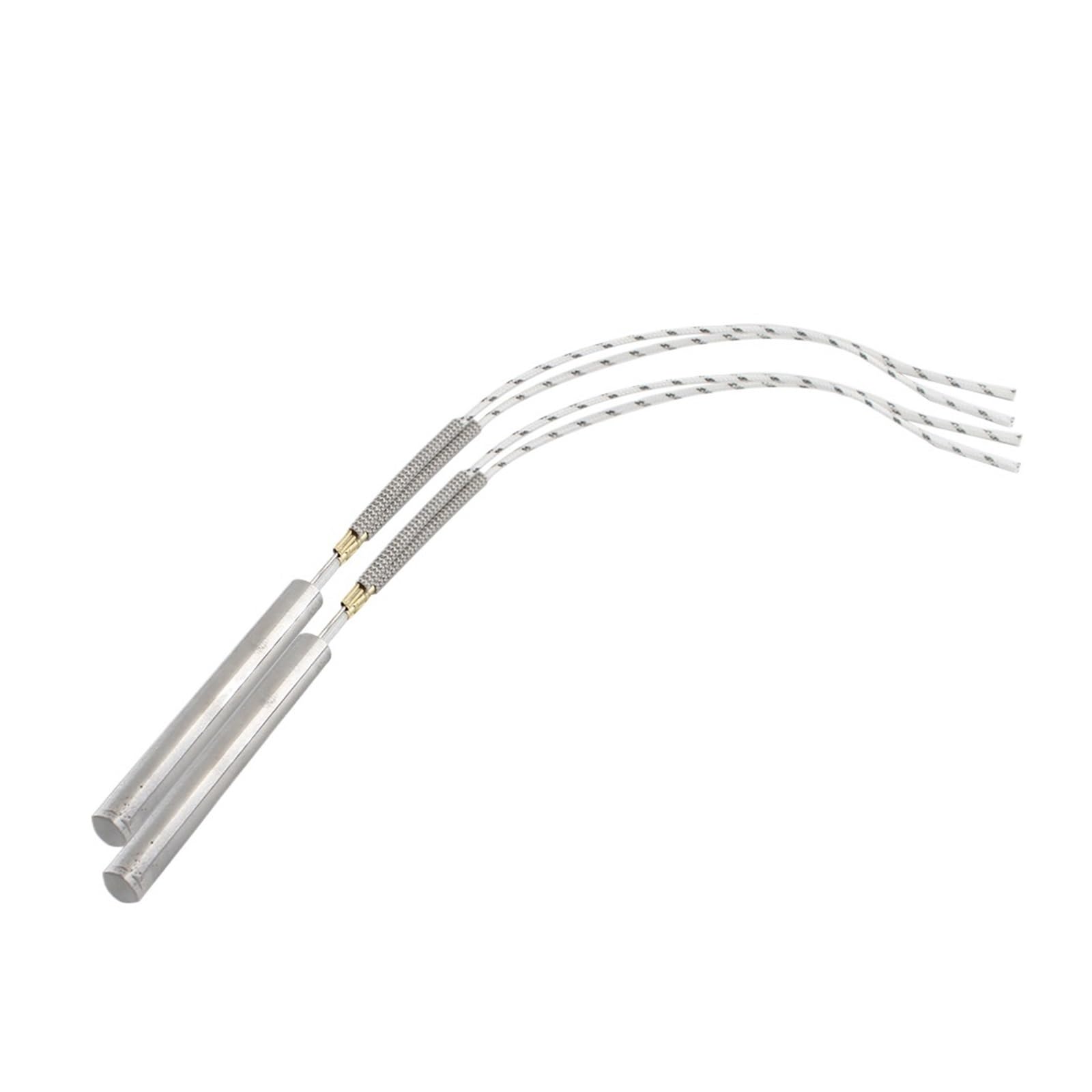 eufeifeiegds Elemento riscaldante a cartuccia elettrica da 2 pezzi, 220 V, diametro del tubo 10 mm, resistenza a in acciaio inossidabile(450W 10x300mm)