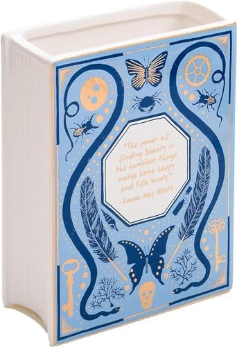 Bibliophile Ceramic Vase: Collected Curiosities illustrated by Jane Mount: (Flower Vase, Desk Vase, Desk Décor) : Mount, Jane