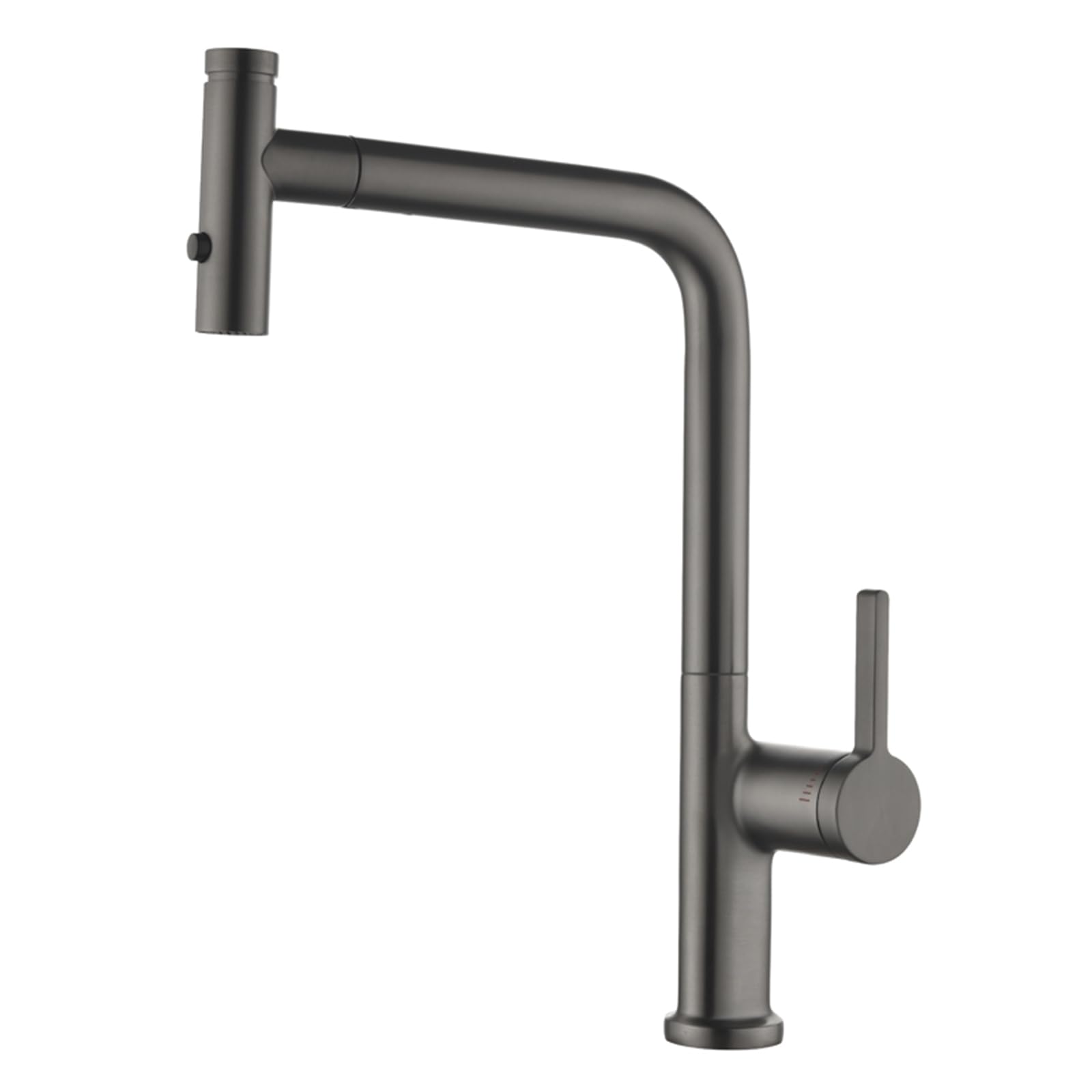 ZYCHSJXA Kitchen Sink Taps Mixer with Pull Out Spray Grey 360 Degree Faucet Tap Hot and Cold
