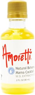 Amoretti - Natural Bahama Mama Cocktail Extract Water Soluble 2 oz - Highly Concentrated & Perfect For Pastry, Savory, Brewing, and more, Preservative Free, Vegan, Kosher Pareve, Keto Friendly