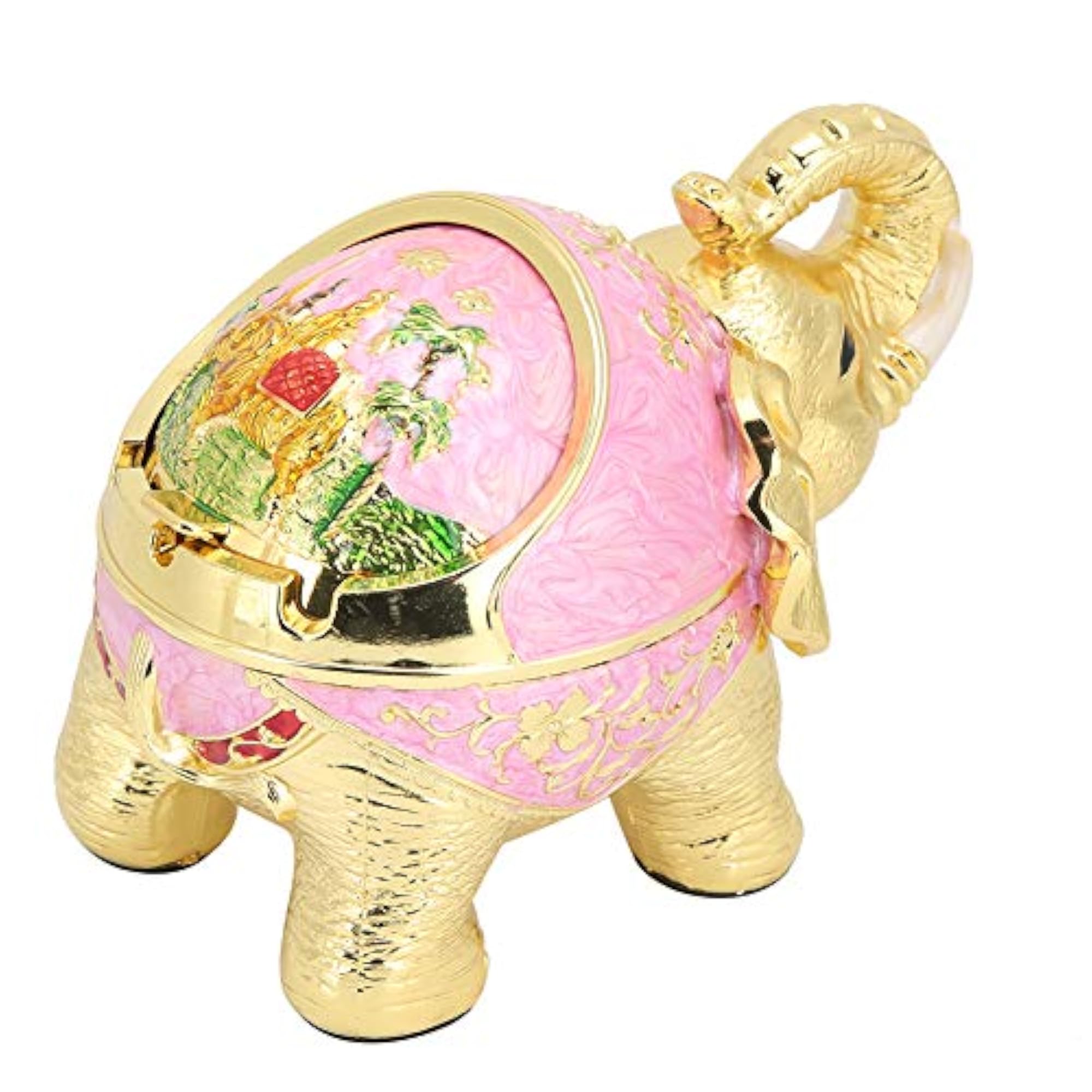 Vintage Electroplating Alloy Ashtray, Exquisite Design