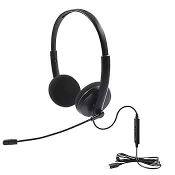 Aazon.co: USB Headset With Icrophone Noise Cancelling &ap; Audio
