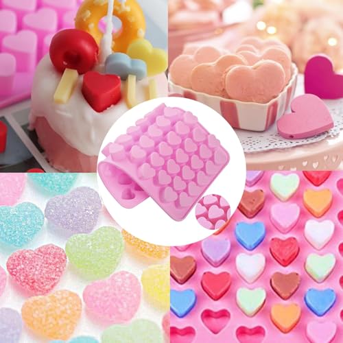 JOYVOX Romantic Heart Shaped Ice Cube Tray - Durable Silicone Mold for Love-Shaped Ice Cubes - Image 4