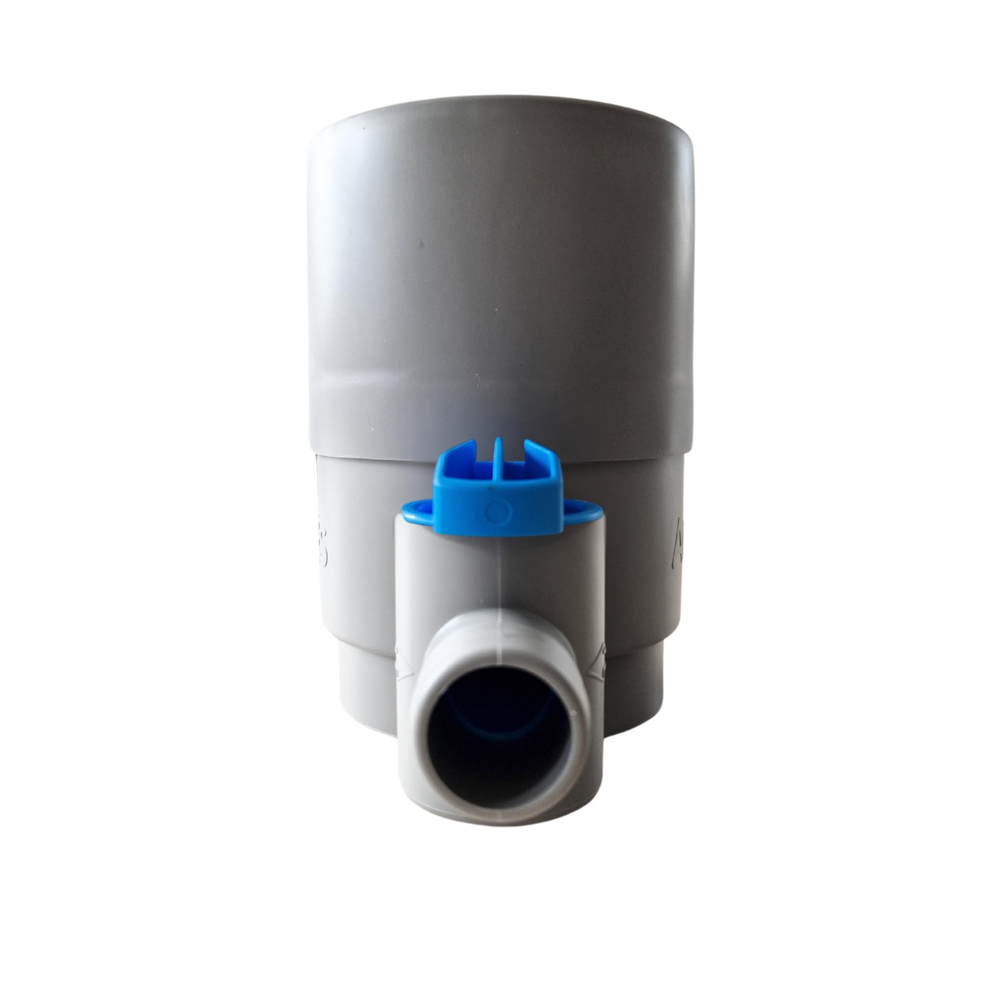 YourCasa Regensammler [Downpipe] mit Absperrhahn und Filter zum Verbinden von Fallrohr 68-100mm DN100 und Regentonne Fallrohr Regensammler Regenwassersammler Wasserdieb Regenrinnen Ablauf (Grau)