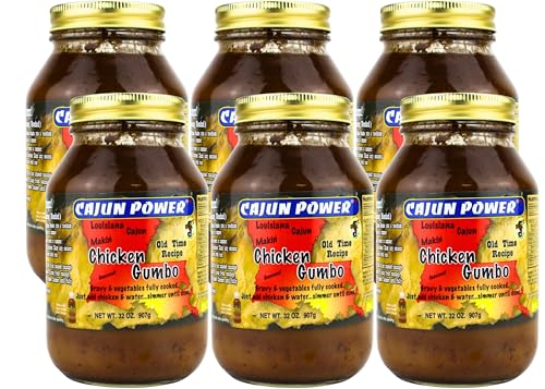 Cajun Power Makin' Chicken Gumbo, 32oz Jar – Authentic Louisiana