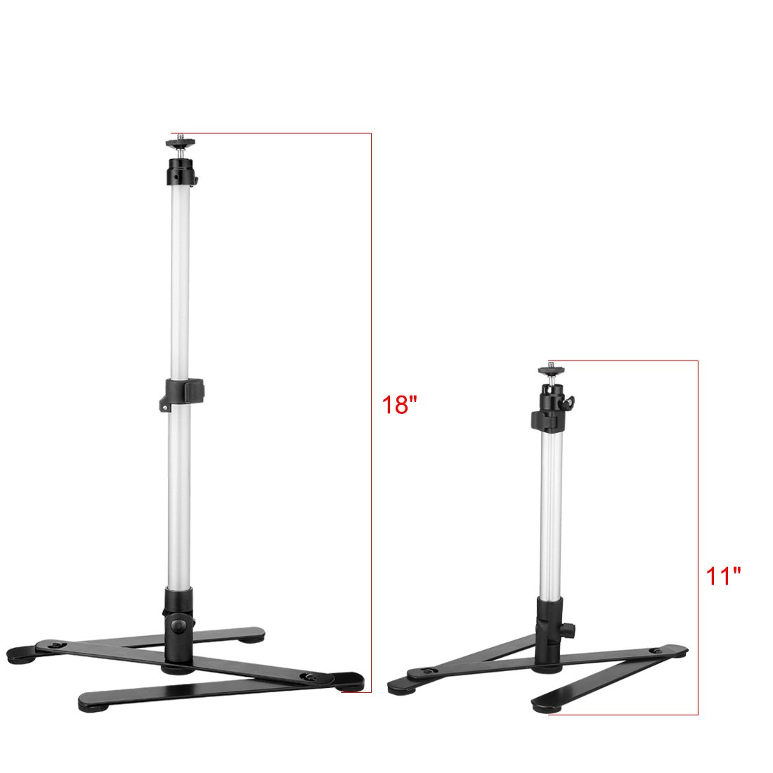 Aexit 45cm/18inch Photography Lighting fixtures and controls Studio Desktop Camera Stand Backdrop Support System Kit