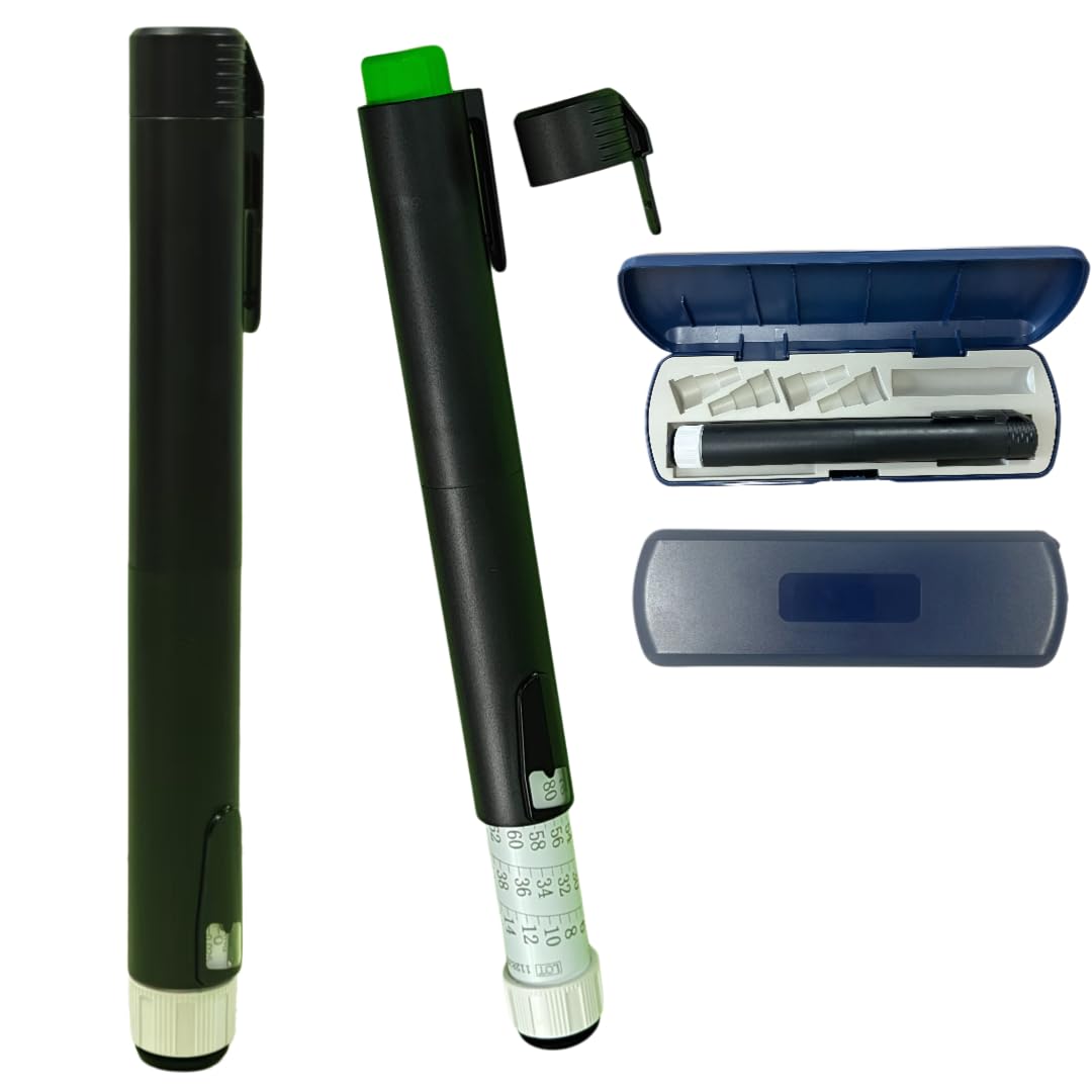 pen injectors for glp-1 peptides Amazon.com: MediNorsk Reusable Peptide Pen Injector – 0-80 Unit V1, V2  Multipurpose Injector Pen with Protective Case, Manual Precision Dose Dial,  Fits 3mL × 11mm Cartridges (1 Piece Black). : Health & Household