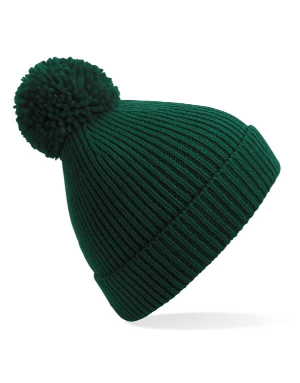 Bonnet homme anti-froid en maille côtelée confortable protégeant efficacement les oreilles