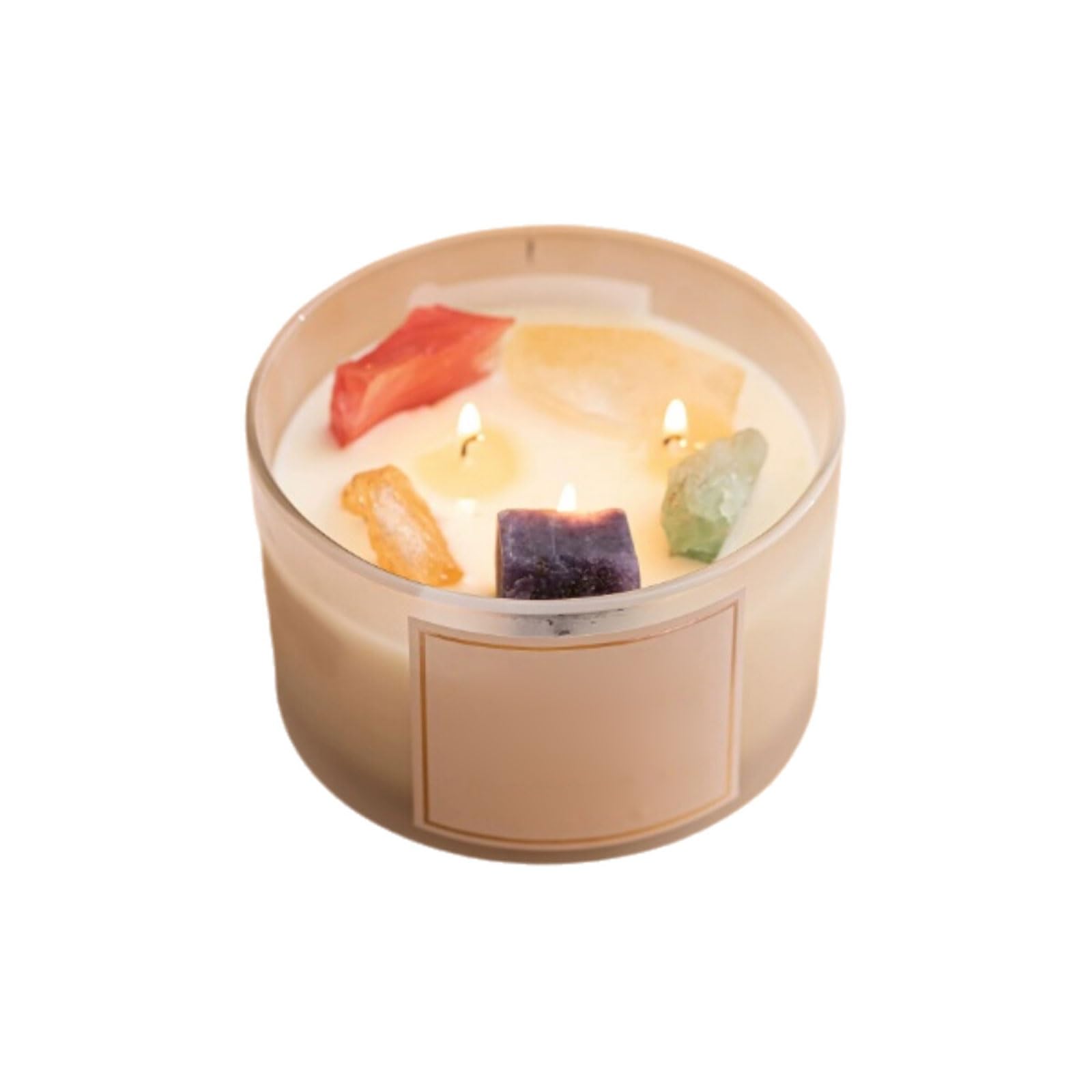 Exquisito Velas de vidrio hechas con cera de soja y aceites esenciales, velas en tarro de maracuyá y papaya, de larga duración, perfumadas for el hogar, 16oz meloso