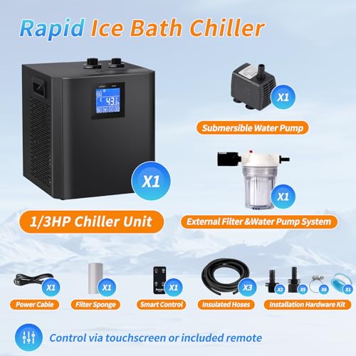 Upgrade 1/3 HP Ice Bath Chiller