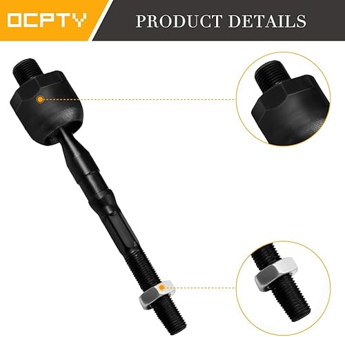 Miniatura 5 de OCPTY Kit de 12 piezas de suspensión delantera superior 4 brazo de control inferior derecho y rótula 2 barras estabilizadoras enlace final 2