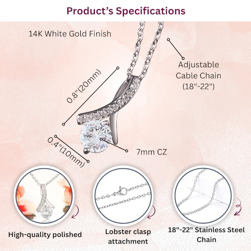 To My Badass Daughter Necklace - Birthday Gifts for Daughter from Dad, Mom - Meaningful Father-Daughter Jewelry with Inspirational Message Card - Perfect Graduation, Christmas Gift3