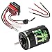 RC Brushed Motor, 540 High Torsion Low Noise Dual Operation Mode Low Voltage Brushed Motor 360A ESC for RC SUV(27T)