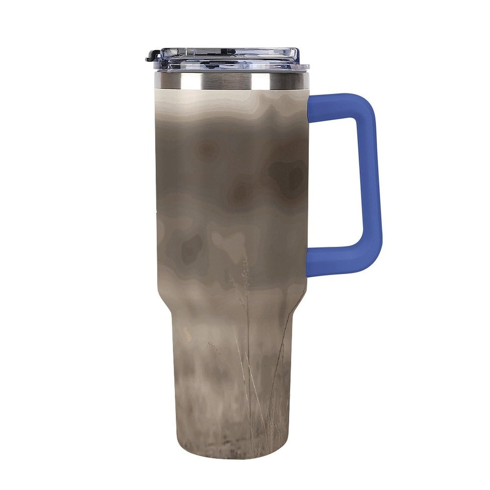 Autobecher aus 304 Edelstahl, Löwin mit Cub Tumbler mit Strohhalm und auslaufsicherem Deckel, großes Fassungsvermögen, vakuumisolierter Reisebecher für Auto-Becherhalter, 1,2 l