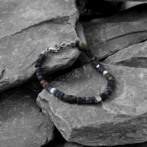Pulsera de piedras naturales con cuentas para hombre miniatura 6