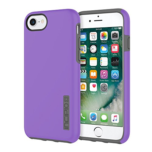 Incipio Dualpro Iphone 8 & Iphone 7/6/6S Case With Shock-Absorbing Inner Core & Protective Outer Shell For Iphone 8 & Iphone 7/6/6S - Purple/Charcoal #TOP2