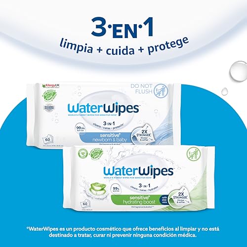 Variante de WaterWipes toallitas bebe Sensitive+ 540 unidades