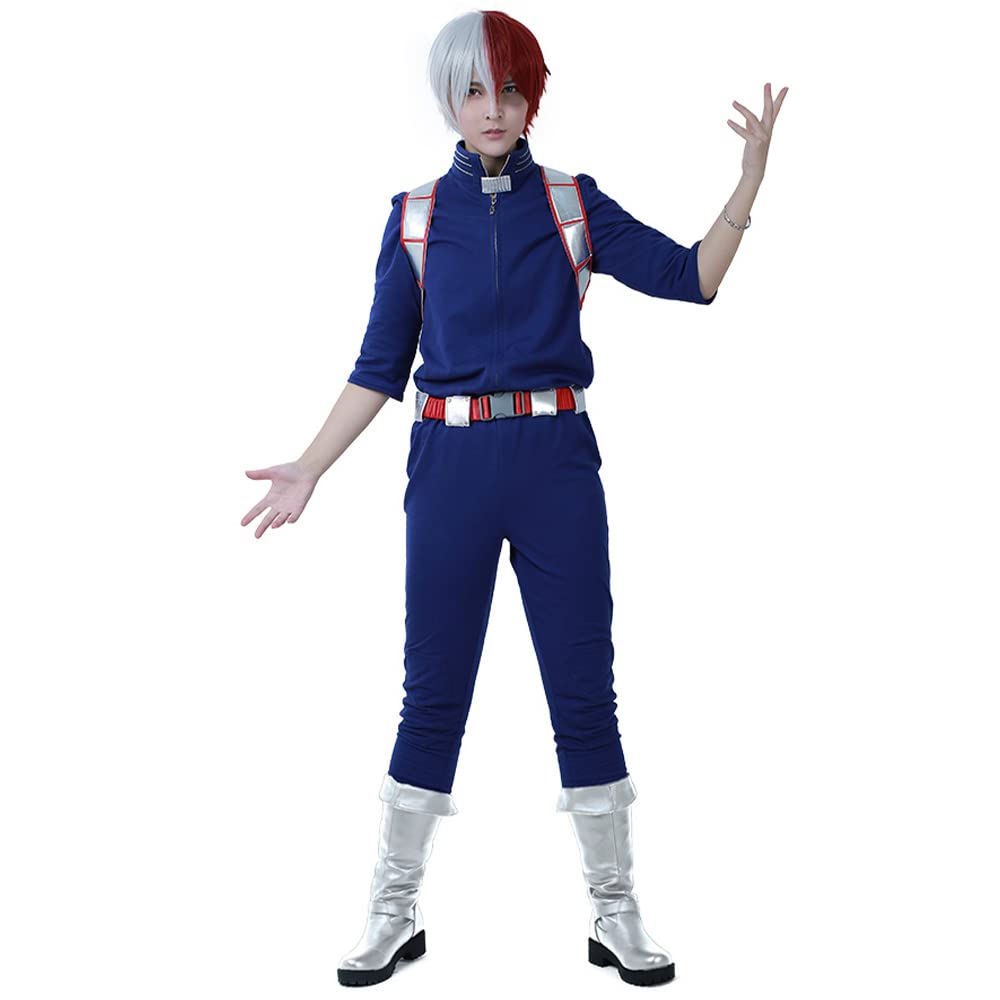 miccostumes Men's Anime Costume Shirt Pants Vest and Belt for Student Uniform Cosplay