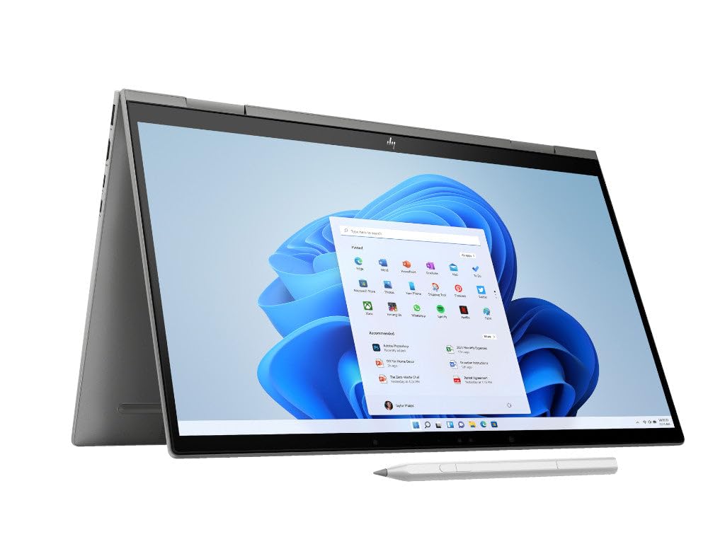 HP (Upgraded) Envy 2 In 1 Laptop 15.6" FHD Touch Laptop 13th Gen Core i7-1355U 16GB 1TB SSD Iris Xe Graphics Backlit Eng Key WIN11 Moonstone Grey,With Pen