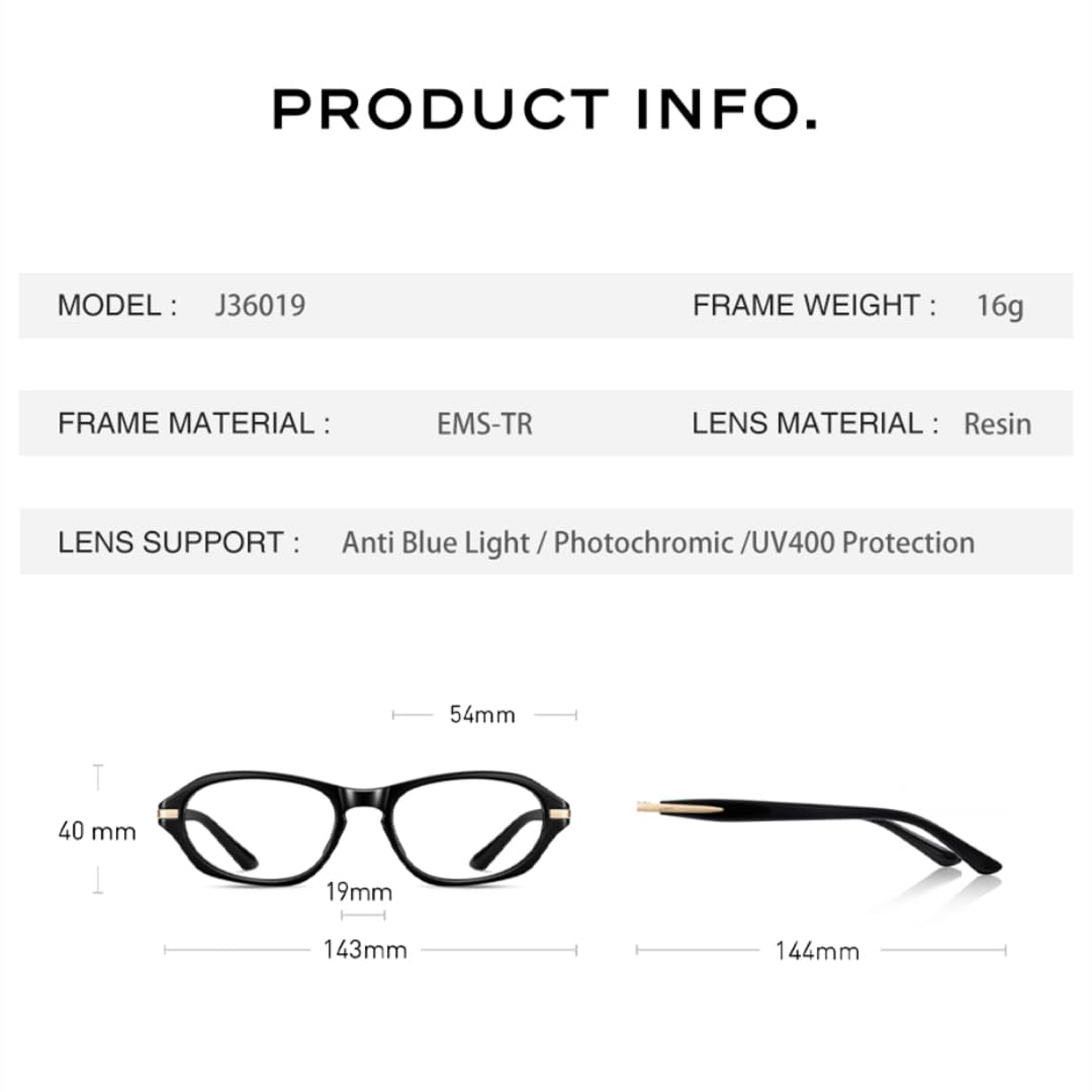 Modne damskie okulary typu cat eye TR, lekkie, chroniące przed promieniowaniem niebieskim