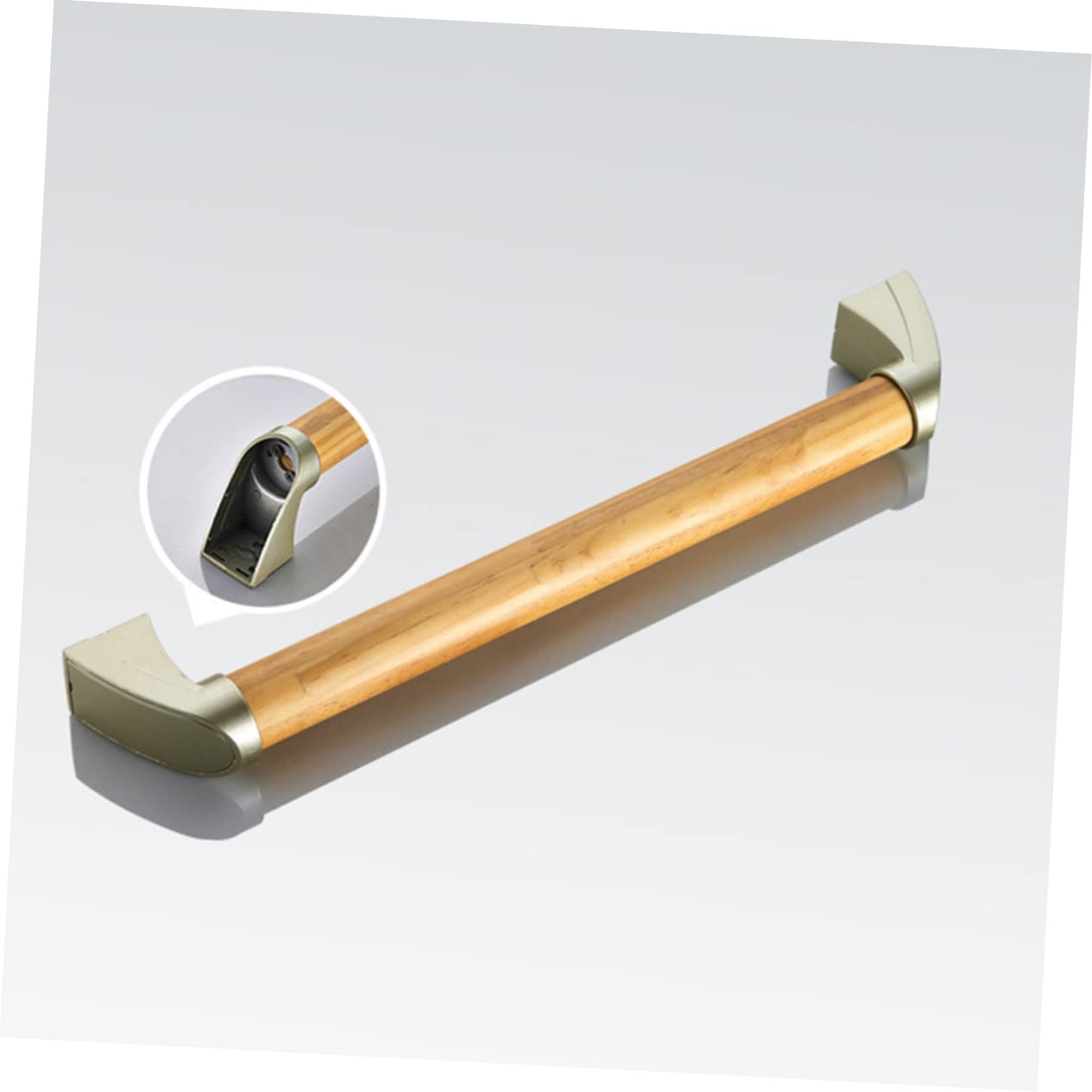 Badewannenhandlauf mit Multifunktionalem Design aus Aluminiumlegierung und Holz Einfacher Montage für Sicheres Halten in Dusche und Badezimmer