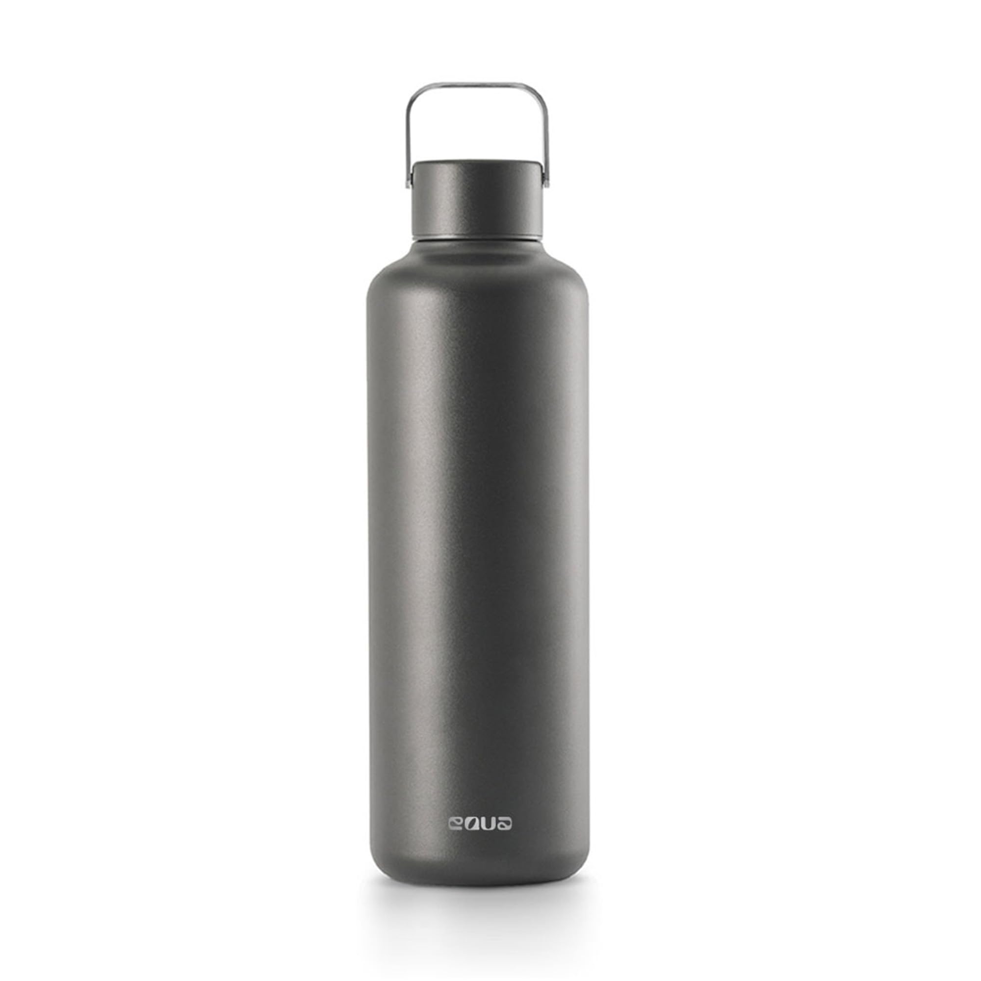 Equa Dark Timeless Stainless Steel Reusable Water Bottle, 1000Ml, Leakproof, Bpa Free,