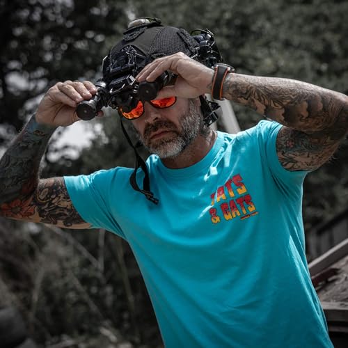 Combat Iron Men's Graphic T-Shirt | Tats and Gats| Cotton-Poly Blend | Athletic Fit, Tagless Comfort3