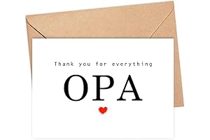 Wonderful Thanks Giving Opa Fathers Day Card