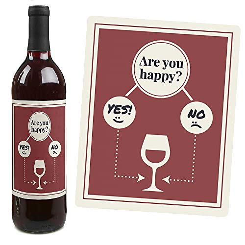 Étiquettes de bouteille de vin au design soigné Liquid Therapy Rough Jour