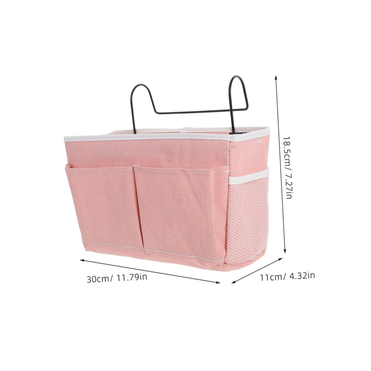 HEALLILY 2pezzi Borsa Portaoggetti da Appendere Contenitore Sospeso per Dormitorio e Camera da Letto Organizer in Tessuto con Tasche per Libri e Articoli Vari