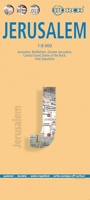 Portada de Jerusalen Plano Callejero