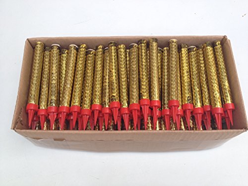 Lot de 100 Fontaines lumineuses durée 1 minute pour gâteau et bouteille de champagne - la boite de 100 fontaines - longueur 12 cm - 1 allume bougie flexible...