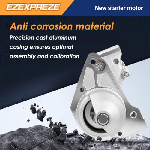 Image of Ezexpreze 19045N New Starter for Lexus LX570 2008-2011, Toyota Land Cruiser, 2008-2011 Sequoia, 2007-2011 Tundra, V8 5.7L,28100-0S010