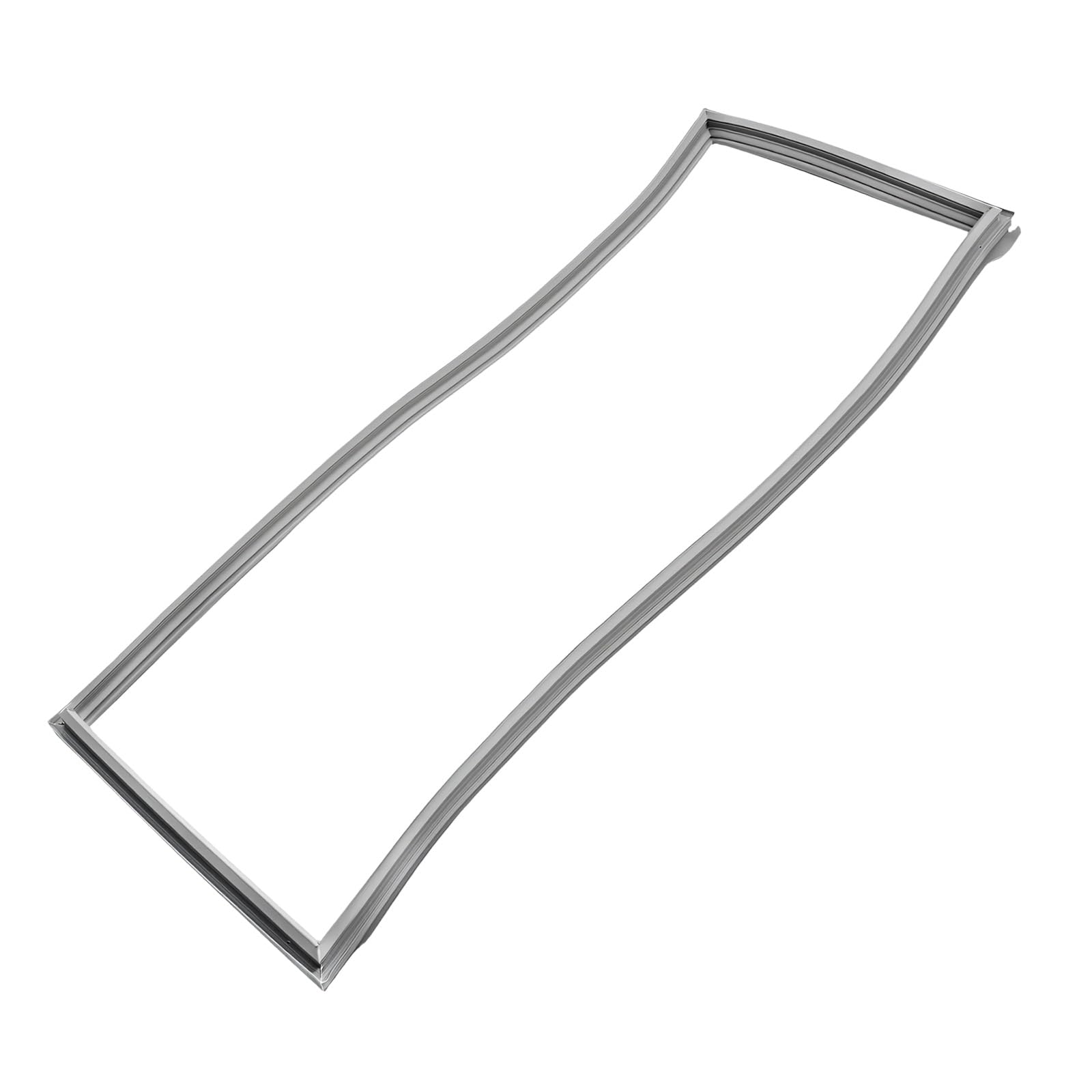 FROMCEO Refrigerator Door Gasket Seal 42.13 Inch Grey Rubber for Various Fridge Models French Door Refrigerator Seal