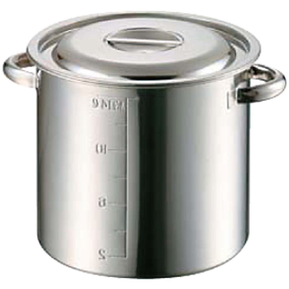 Amazon｜山下工芸 AG モリブデン目盛付寸胴鍋 33cm(26.0L) 04-0175