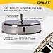 Drilax 5 Inch Diamond Hole Saw Drill Bit for Porcelain Tile, Granite, Glass & Ceramic - Heavy Duty Steel Core Cutter for Recessed Lighting, Shower Valves, and Toilet Flanges