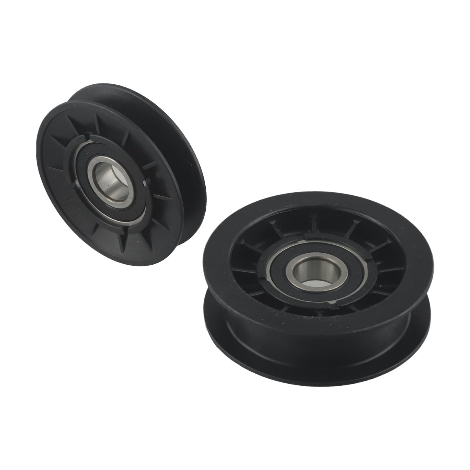 Kit poulie de renvoi et courroie d'entraînement, compatible avec les tracteurs de pelouse John Deere L100 L110 L120 L130 série LA et série D, remplacement pour GX20006 GX20286 GX20287