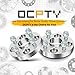 OCPTY 4x100 to 4x100 wheel spacers 20mm with 12x1.5 Studs 54.1mm fit for 2001-2018 for Rio wheel spacers 2007-2017 for Yaris wheel spacers 2PCS