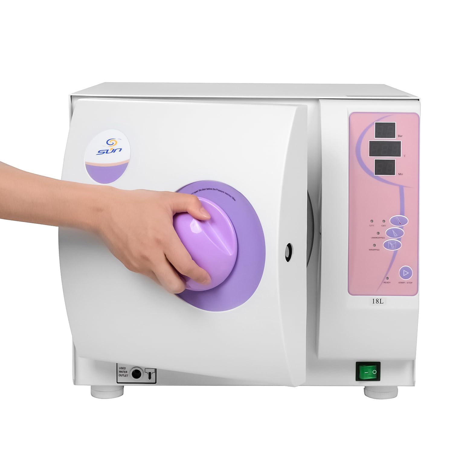 Esterilizador autoclave para equipos de laboratorio, mini máquina de esterilización automática de escritorio para una esterilización eficiente y segura