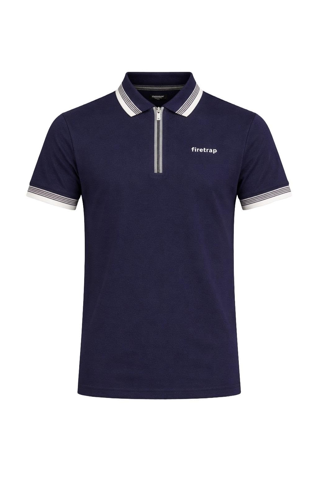 Firetrap - Polo Shirt - Men's - Cotton - Navy - Size M