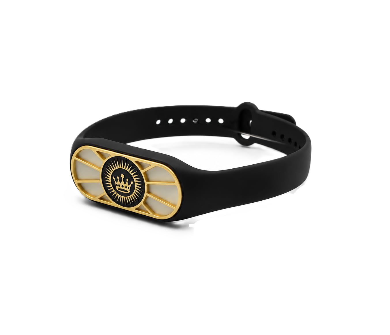 Crown Crest Adjustable Wrist Bracelet, Premium Alloy, Unisex, Lightweight Statement Jewellery, Modern Everyday Fashion Band-image-40