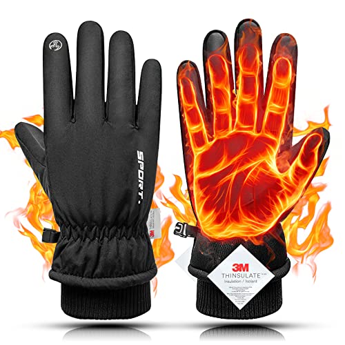 [Adcey] アウトドアグローブ バイクグローブ 冬...