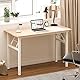 Need Klapptisch Computertisch Schreibtisch Klassischer Klappbarer Tisch 120CM aus Holzwerkstoffen und Metallframe,Konferenztische,PC Tisch Bürotisch Esstisch für Zuhause und Büro,120 * 60CM,AC5AW