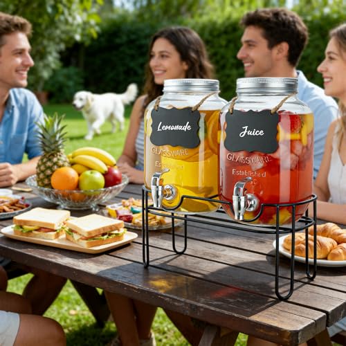 Commercial Juice Dispenser Triple Bowl