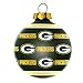NFL Green Bay Packers REPEAT Print Glass Ball Ornament