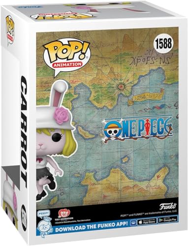 POP Anime: One Piece - Boneco de vinil Funko Cenoura (incluído com caixa protetora compatível), mult
