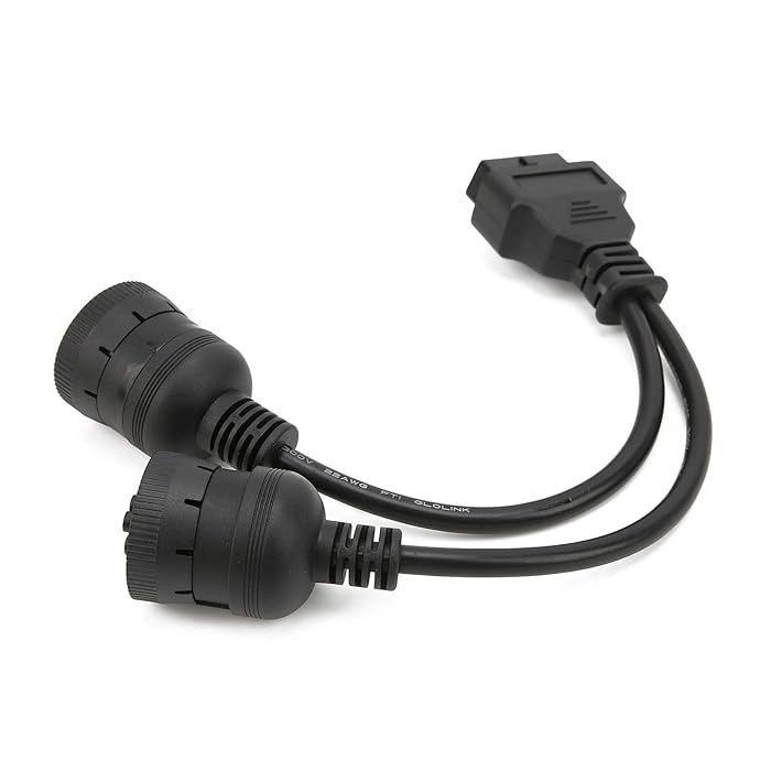 Buy Truck Diagnostic Cable Adapter, Female 16pin To 9+6pin 2 In1