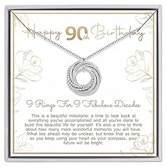 90th birthday necklace