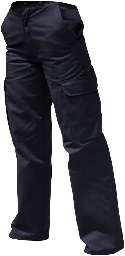 WARRIOR Womens/Ladies Cargo Workwear Trousers (8/L) (Harbour Navy)